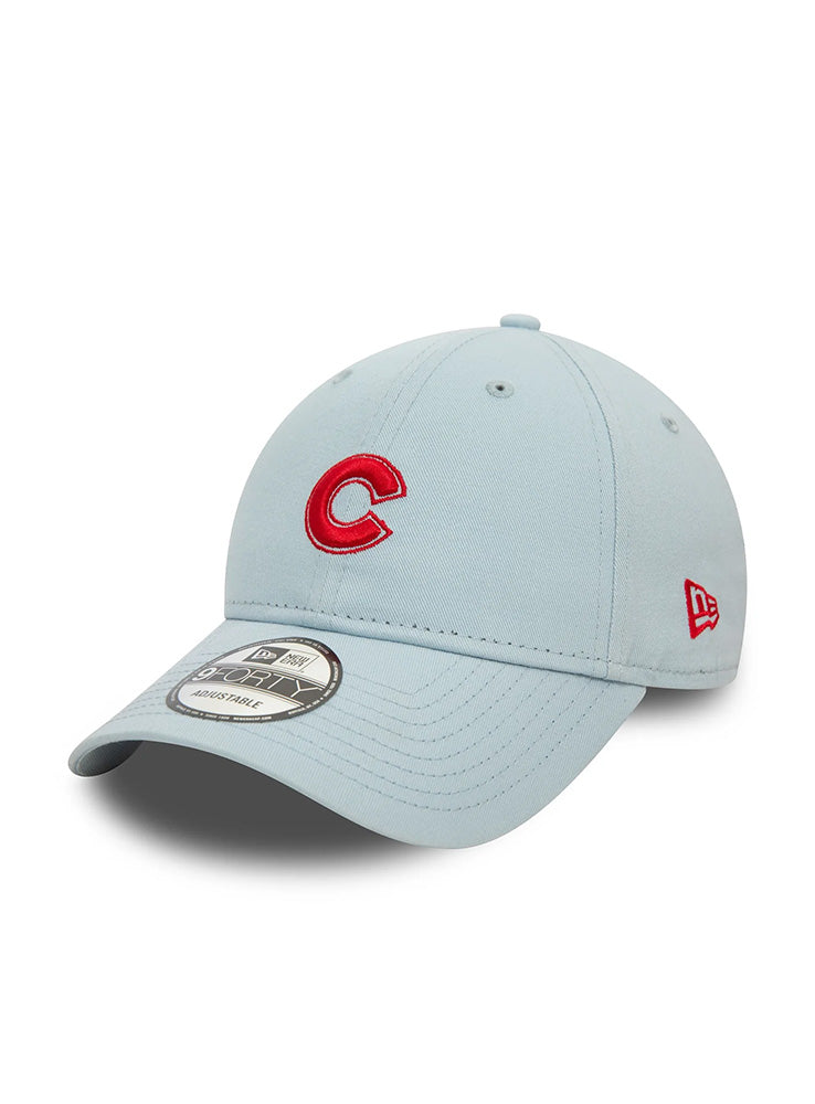 NEWERA - 9Forty Washed MLB Chicago CUBS - Azzurro Pastello