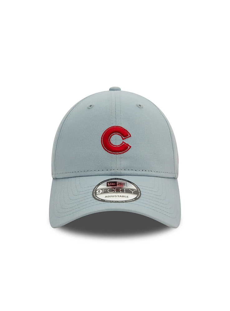 NEWERA - 9Forty Washed MLB Chicago CUBS - Azzurro Pastello