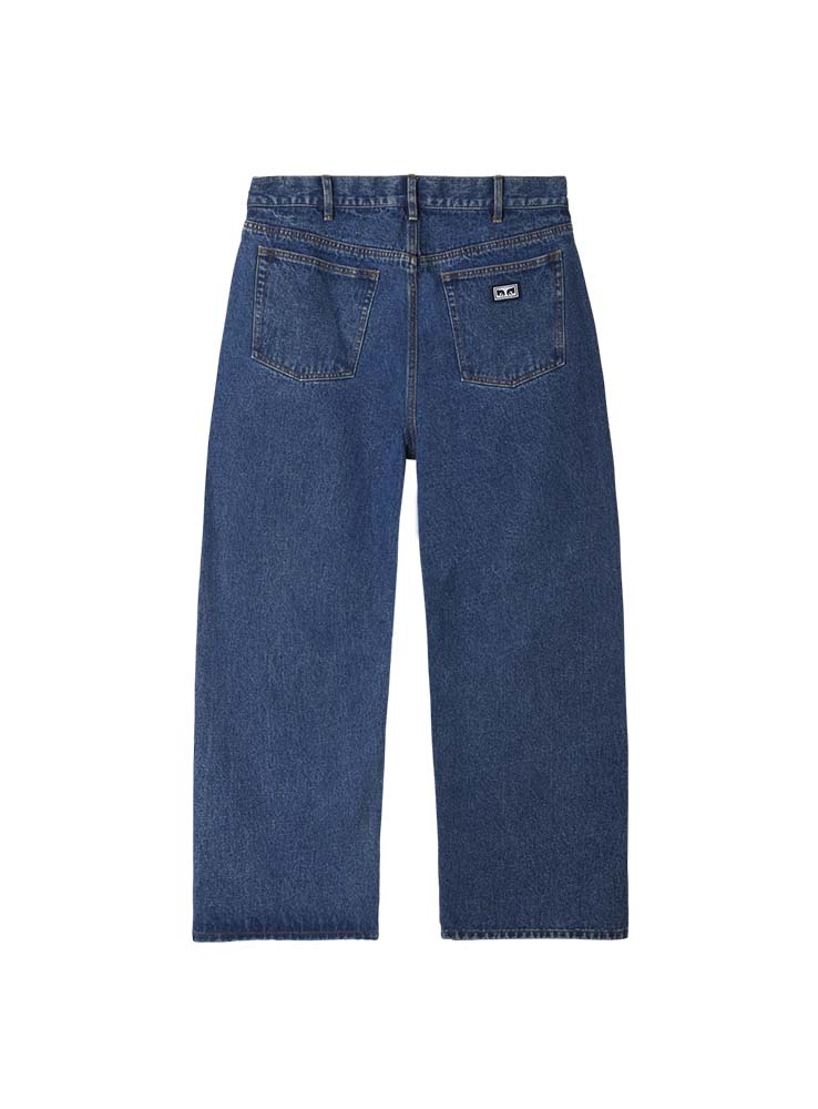 OBEY - Bigwig Baggy Denim Jeans - Stone Wash Indigo