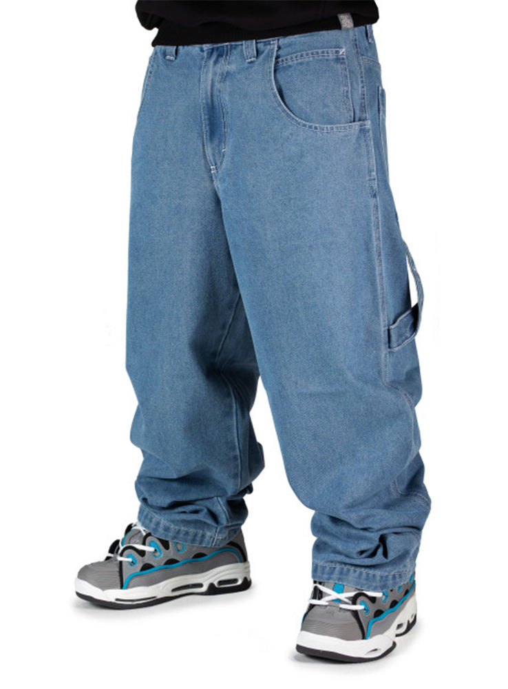 BLUESKIN - Denim jeans Ricamo Bianco - Light Blue