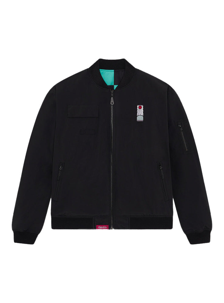 DOLLY NOIRE - Kamado Tanjiro Bomber - Black/Reversible