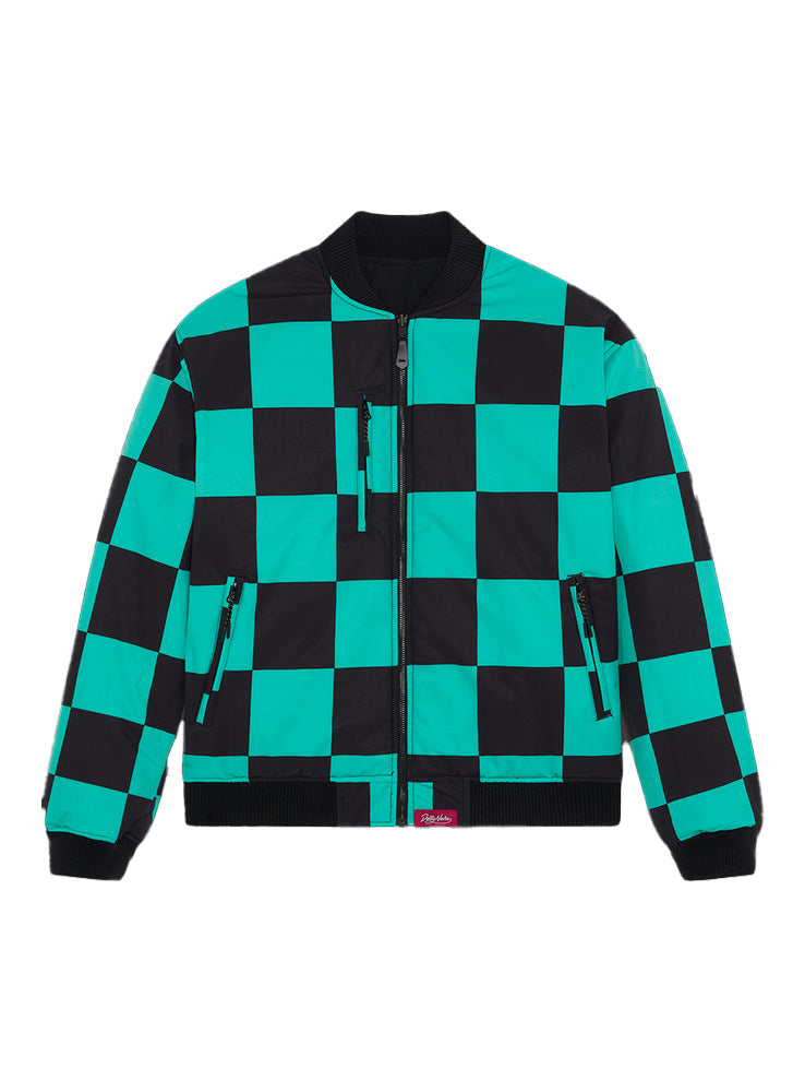 DOLLY NOIRE - Kamado Tanjiro Bomber - Black/Reversible