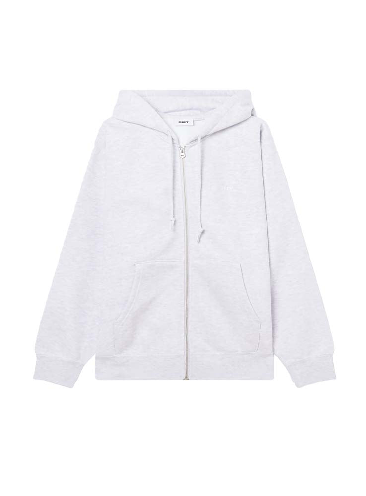 OBEY - Est. Works Bold Zip Hoodie - Ash Grey