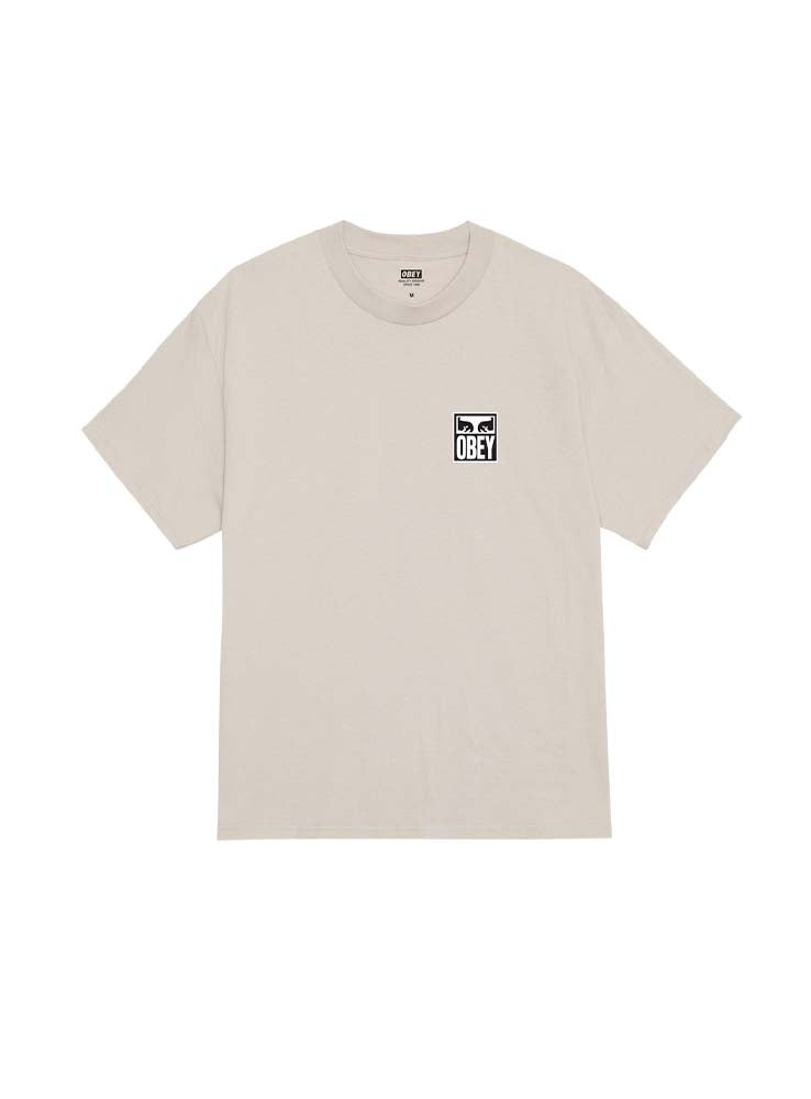 OBEY - Eyes Icon 2 Tee - Silver Grey