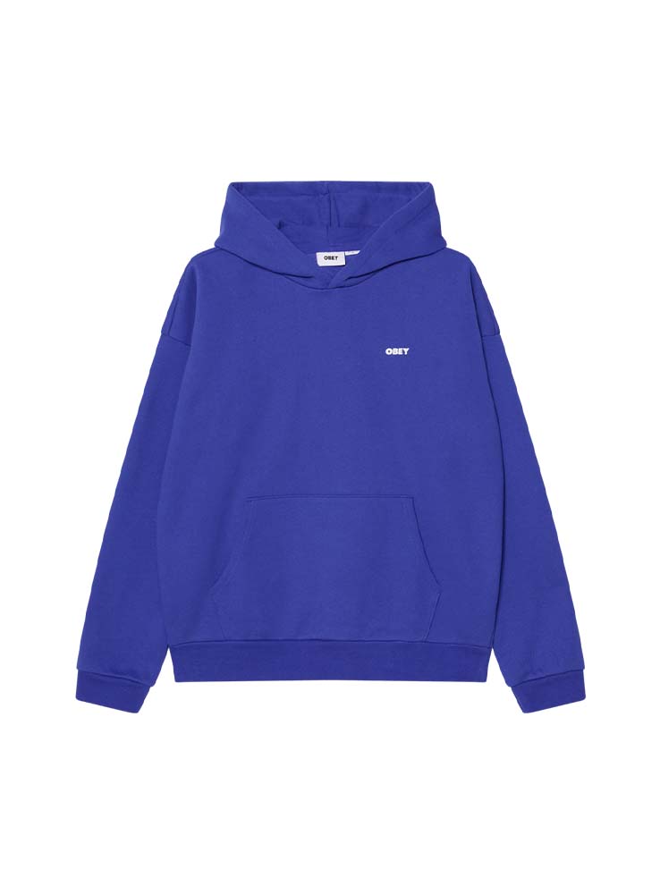 OBEY - Bold Star Extra Heavy Hoodie - Dazzling Blue