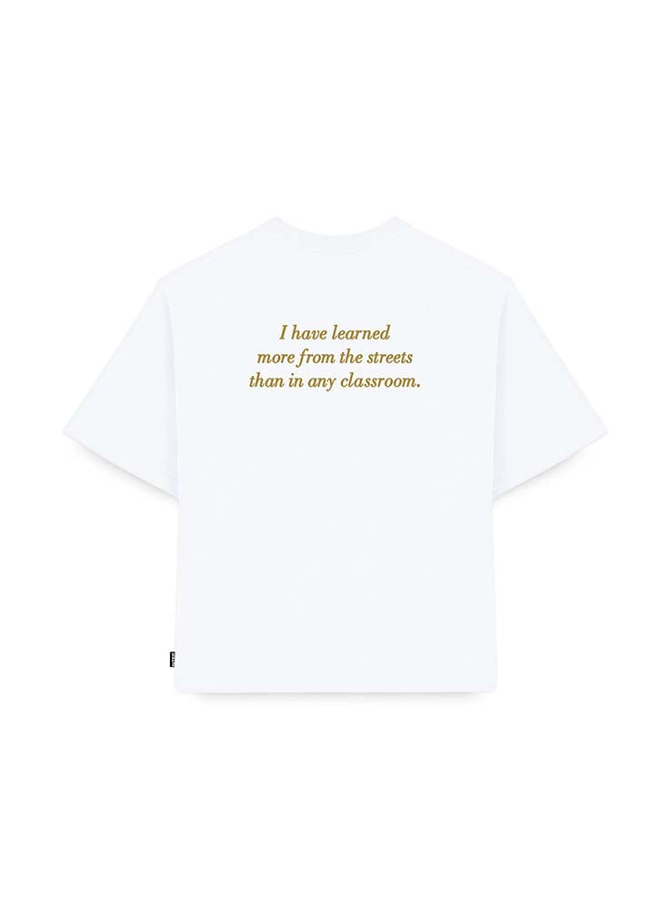 IUTER x THE GODFARTHER - Vito tee - White