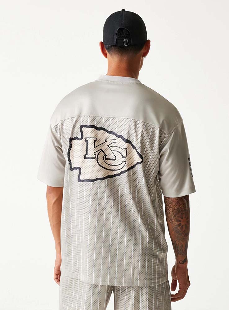 NEWERA - NFL Pinstripe Jersey Kansas City Chief - Cream