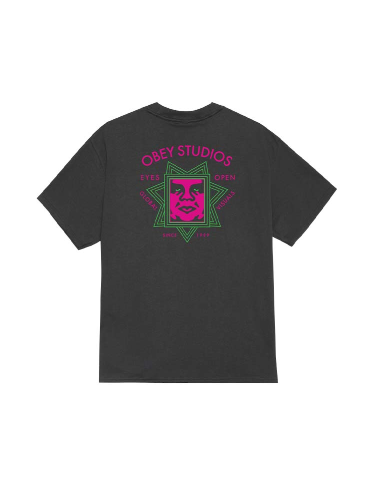 OBEY - Global Vision Tee - Vintage Black