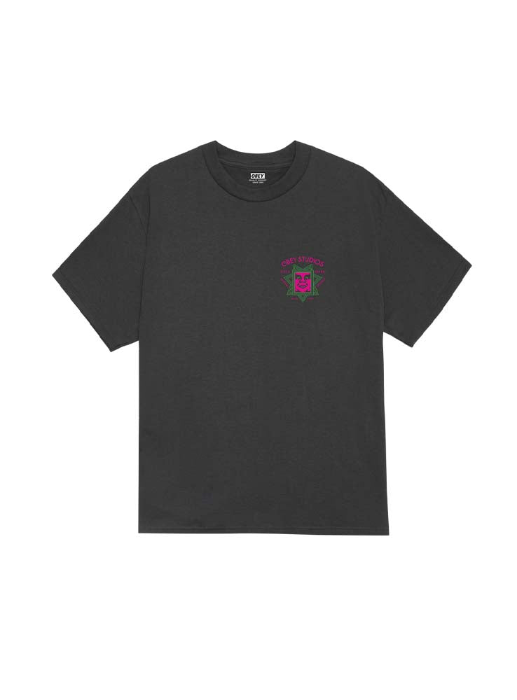 OBEY - Global Vision Tee - Vintage Black