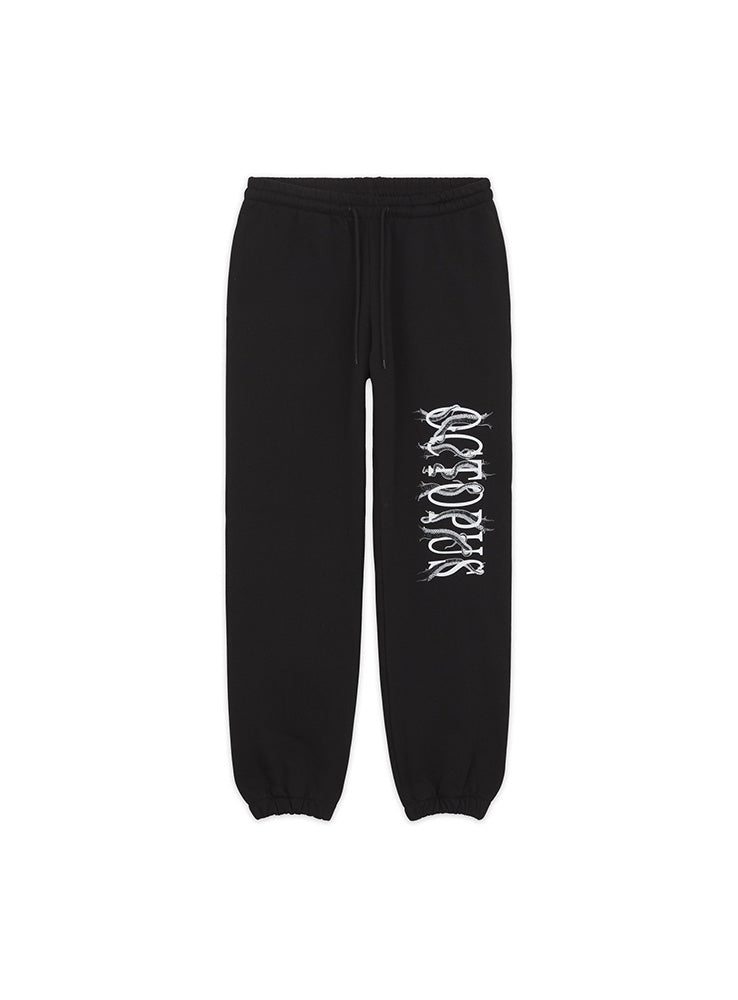OCTOPUS - Tentacles Logo Sweatpants - Black