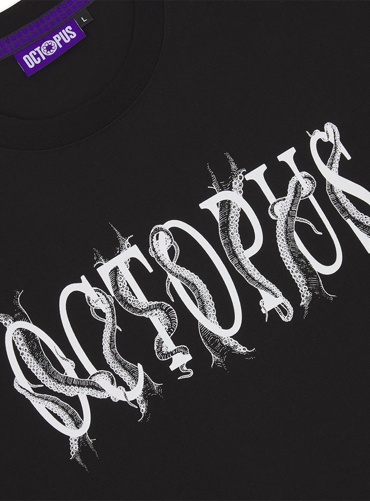 OCTOPUS - Tentacle Logo Tee - Black
