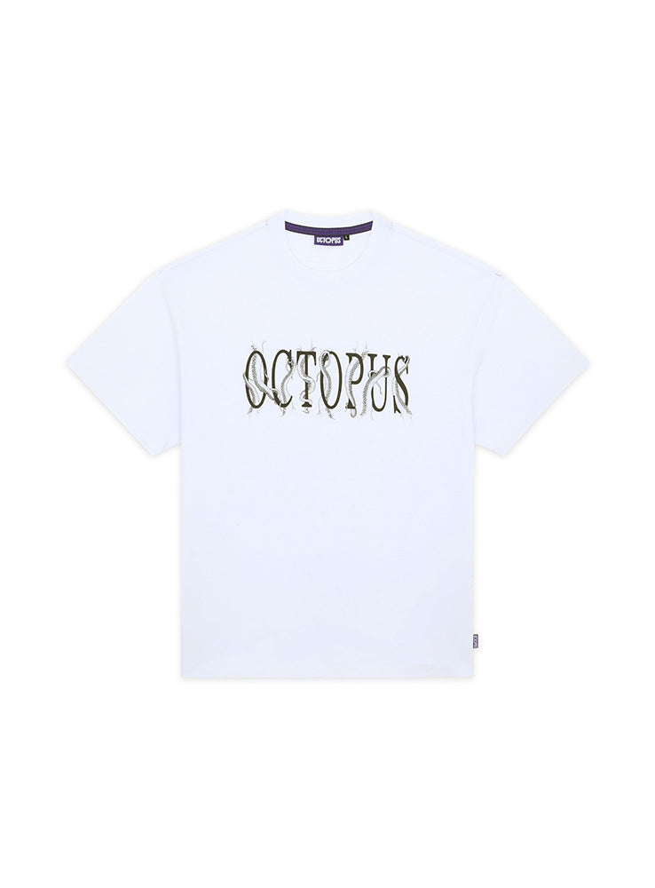 OCTOPUS - Tentacle Logo Tee - White