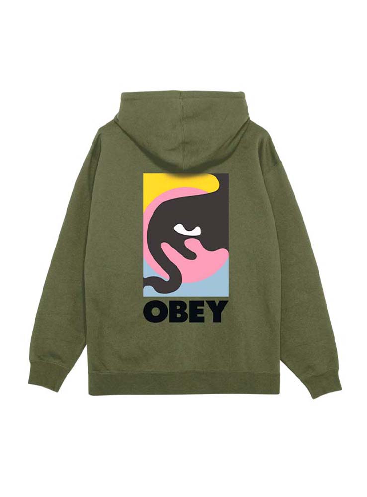 OBEY - Quarter Icon Hoodie - Olive