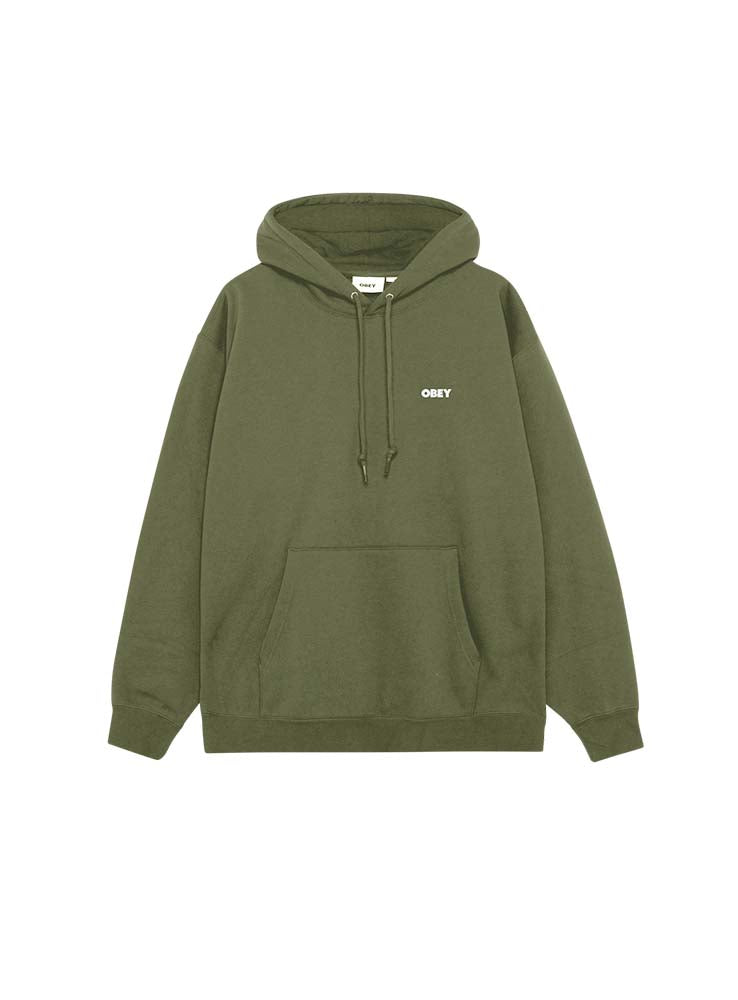 OBEY - Quarter Icon Hoodie - Olive