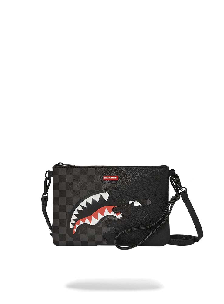 SPRAYGROUND - Unfinished Shark Pochette - Black