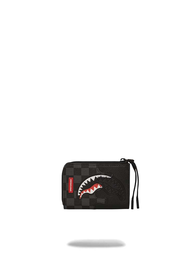 SPRAYGROUND - Unfinished Shark Wallet - Black