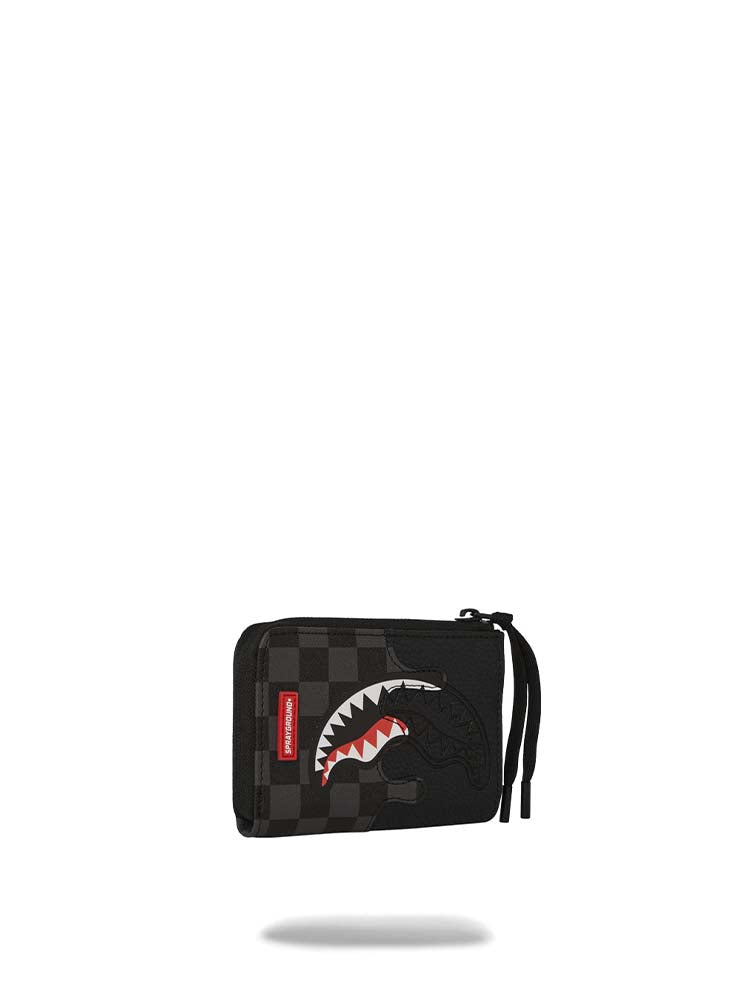 SPRAYGROUND - Unfinished Shark Wallet - Black