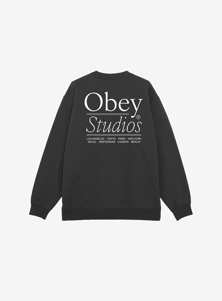 OBEY - Studios Premium Crewneck - Black