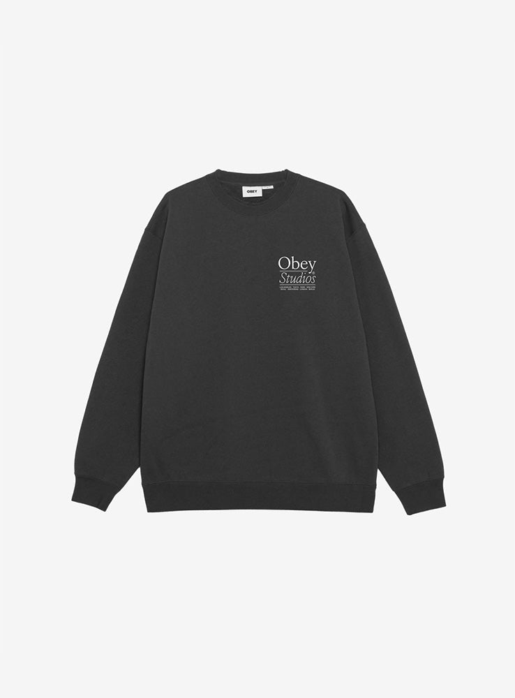 OBEY - Studios Premium Crewneck - Black