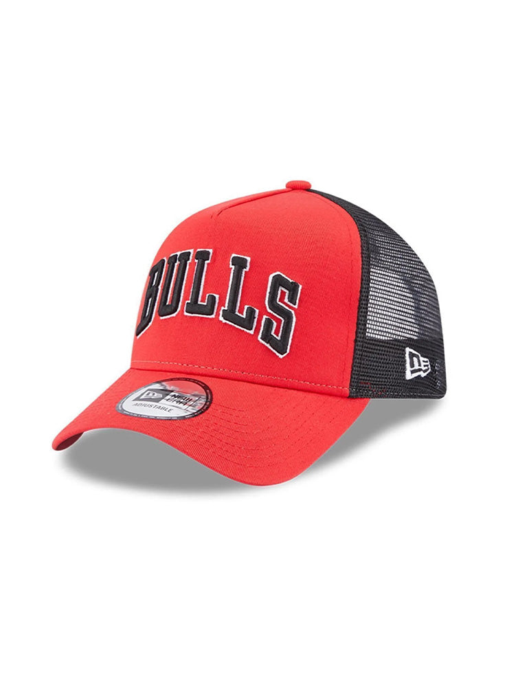 NEW ERA - Team Script Trucker Bulls - Red