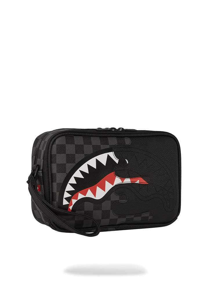 SPRAYGROUND - Unfinished Shark Toiletry - Black
