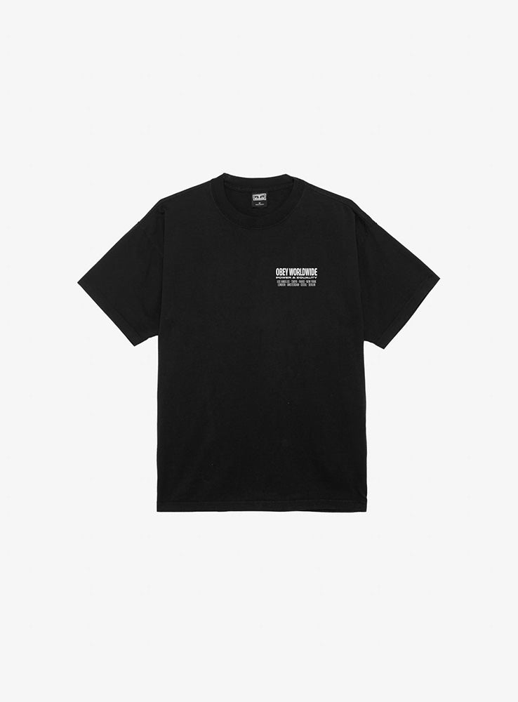 OBEY - Worldwide Power & Equality Tee - Black
