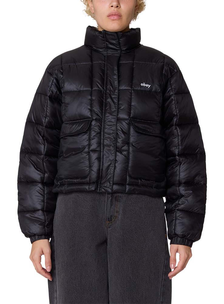 OBEY - Women Surface Puffer - Black