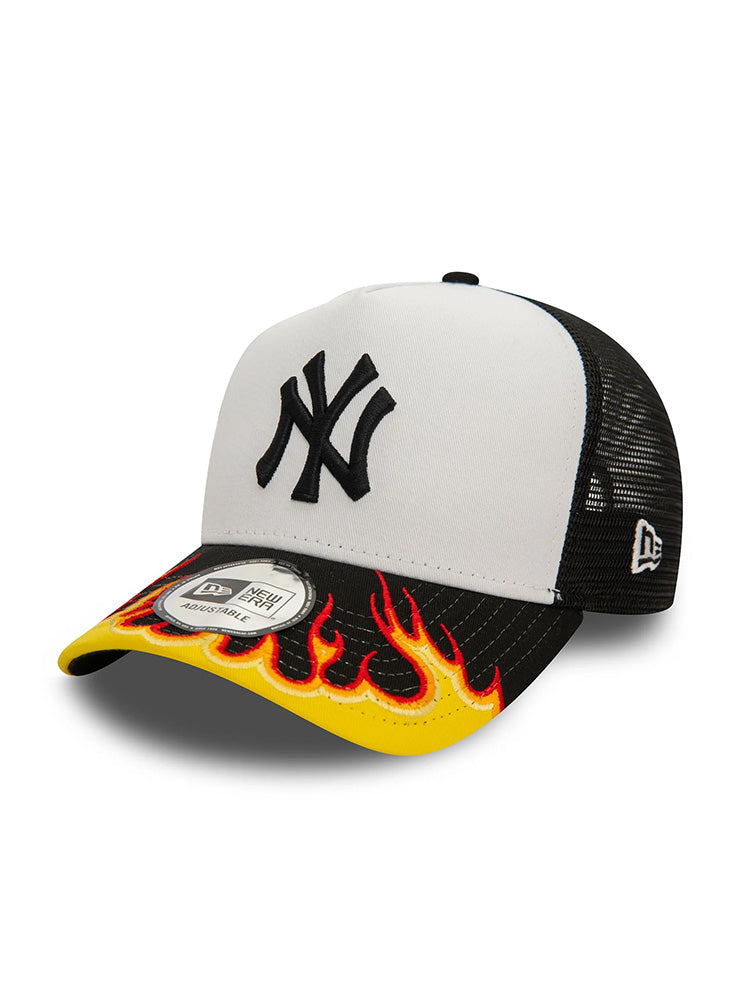 NEWERA - Trucker MLB Flame New York Yankees - Black