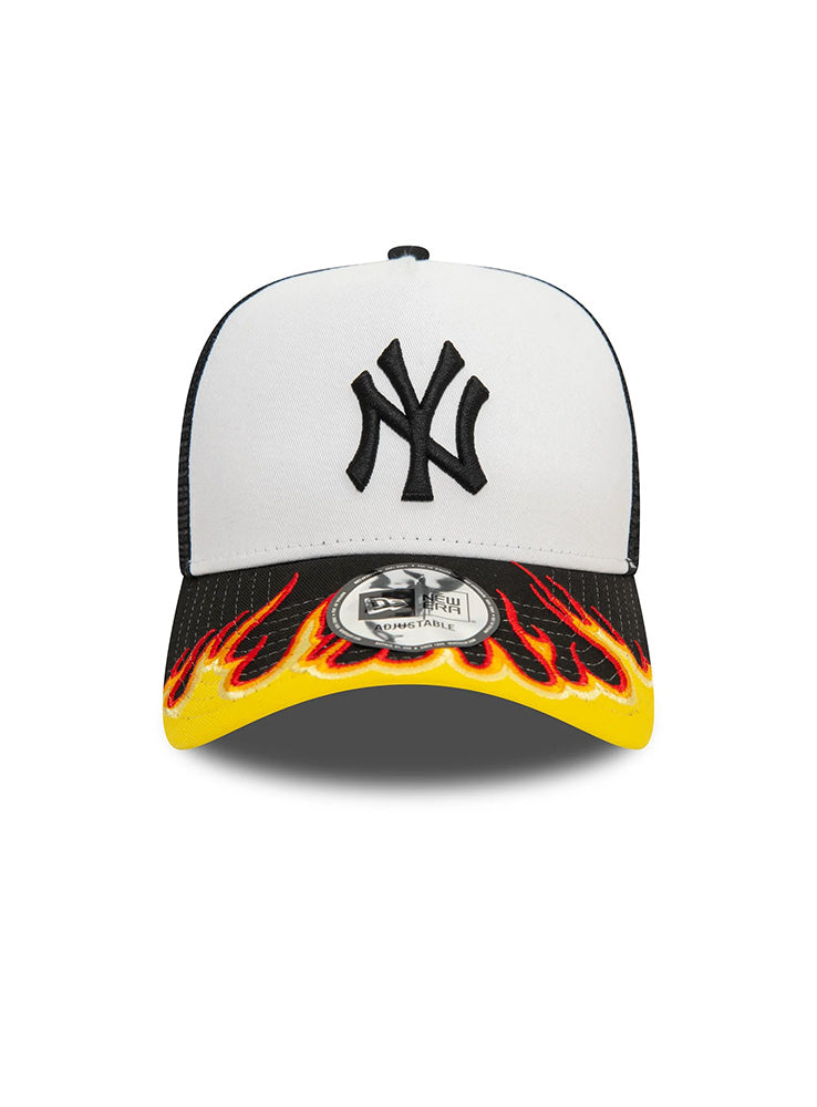 NEWERA - Trucker MLB Flame New York Yankees - Black