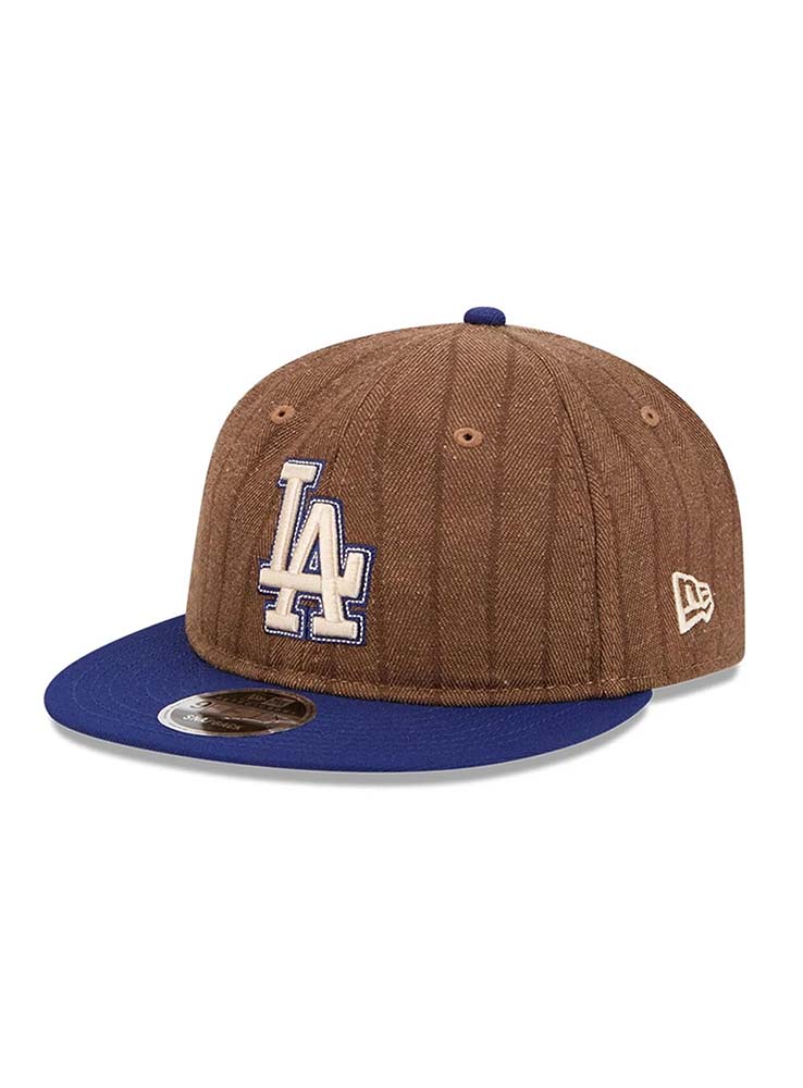NEWERA - 9Fifty MLB Wool Pinstripe L.A. Dodgers - Dark Brown