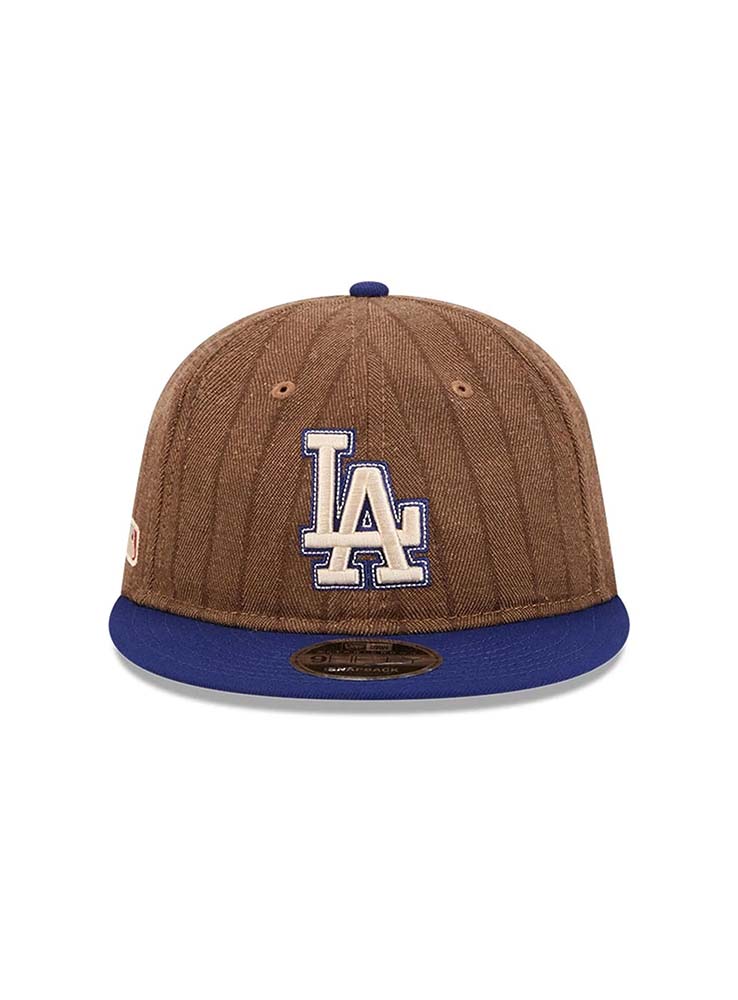 NEWERA - 9Fifty MLB Wool Pinstripe L.A. Dodgers - Dark Brown