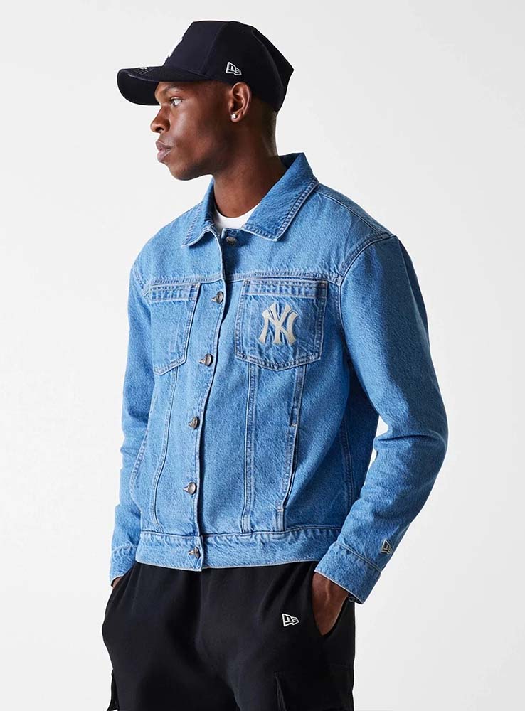 NEWERA - Denim Jacket MLB N.Y. Yankees - Light Blue