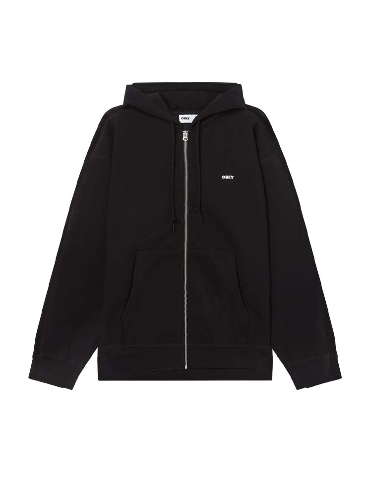 OBEY - Est. Works Bold Zip Hoodie - Black