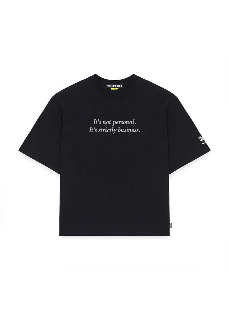 IUTER x THE GODFARTHER - Family tee - Black