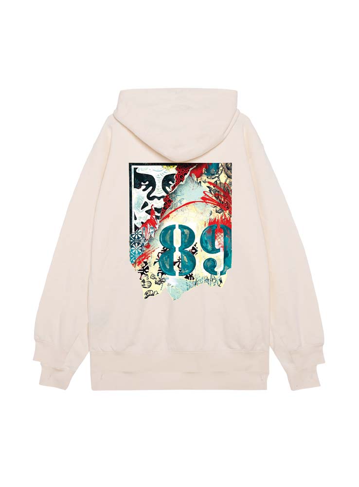 OBEY - Lisbon Icon Hoodie - Unbleached