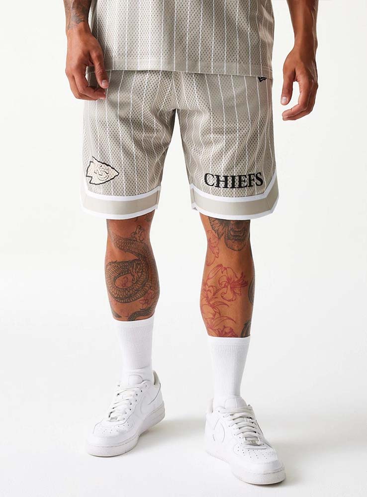 NEWERA - Kansas City Chiefs NFL Pinstripe Short - Cream