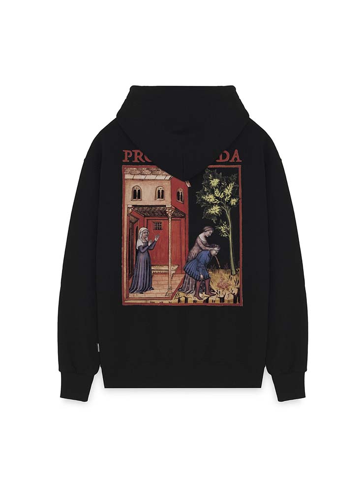PROPAGANDA - Puke Hoodie - Black