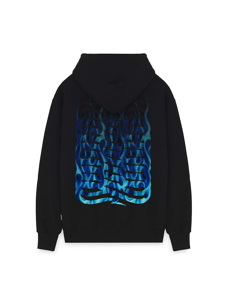 PROPAGANDA - Ribs Flame Hoodie - Black