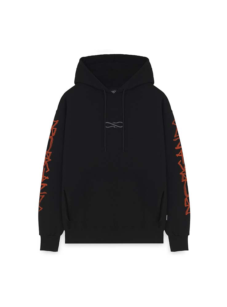 PROPAGANDA - Script Hoodie Embroidery - Black