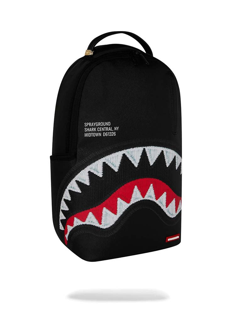 SPRAYGROUND - Backpack Central Black Shark - Black