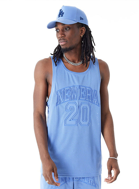 NEWERA - Logo Mesh Tank - Turquoise