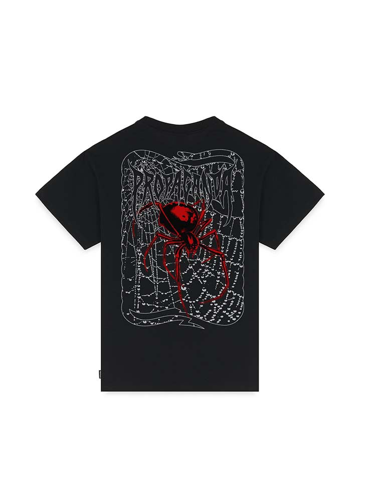 PROPAGANDA - Ribs Spider Tee - Black