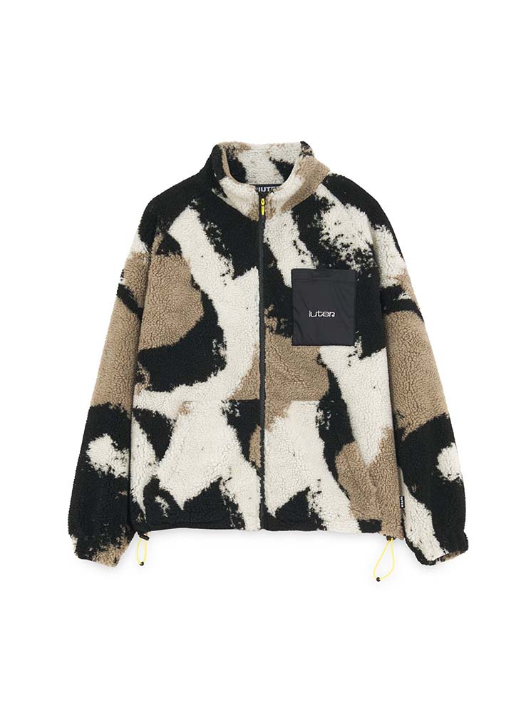 IUTER - Tornado Fur Zip Neck - Grey