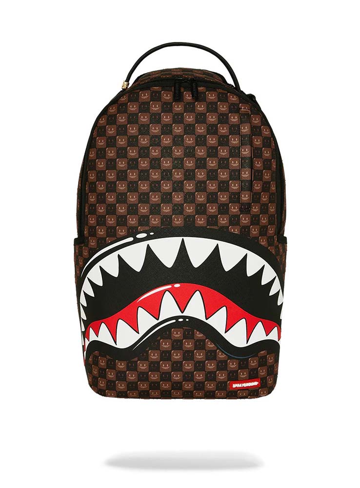 SPRAYGROUND - Backpack Sharks in Paris WTF Bubble - Brown