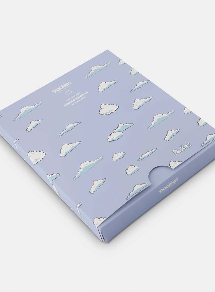 POCKIES - Cloud Boxer - Light Blue
