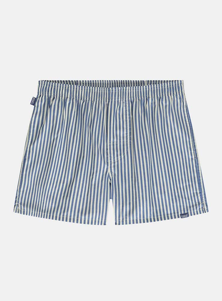 POCKIES - Blue Striped Boxer - Blust