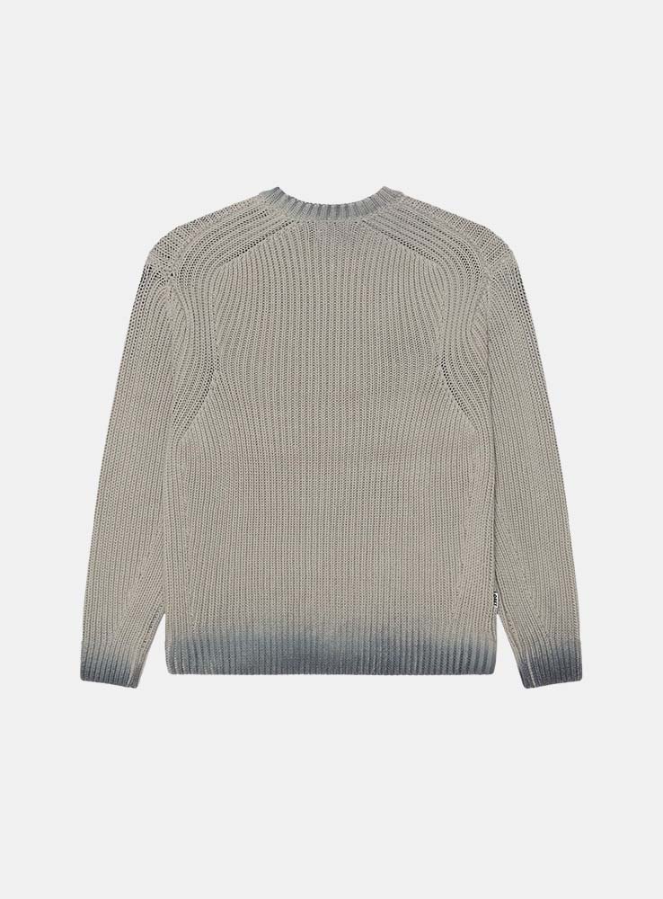 OBEY - Ian Faded Wash Sweater - Grey Faded Wash