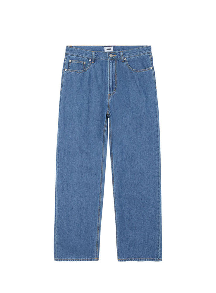 OBEY - Emerson Denim Jeans - Salty Blue Stone Wash