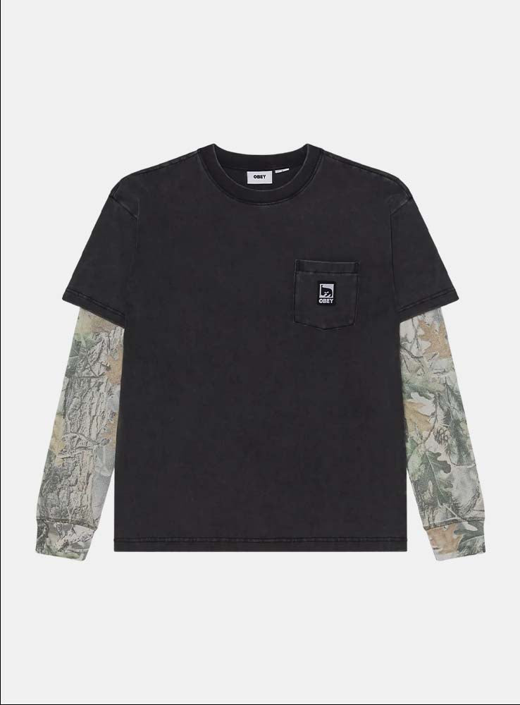 OBEY - Post 2 Fer Shirt - Dusty Black Limo Multi